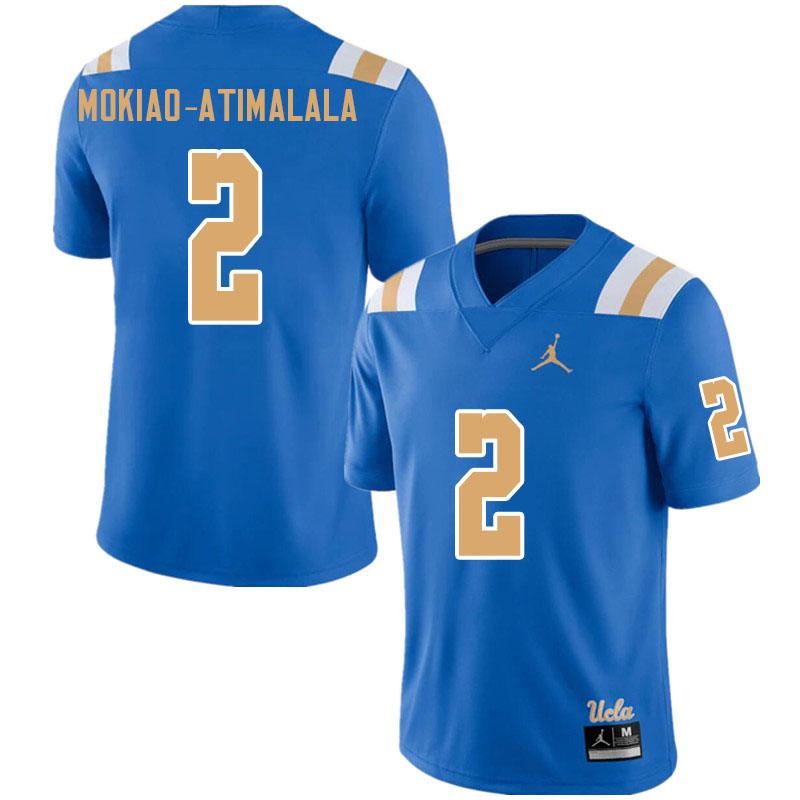 Jordan Brand Men #2 Titus Mokiao-Atimalala UCLA Bruins College Football Jerseys Sale-Blue